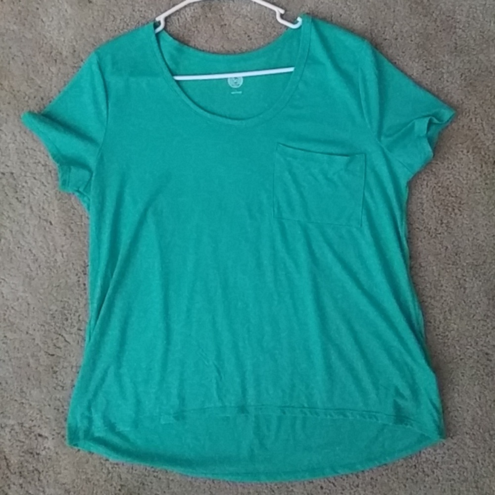 Teal shirt